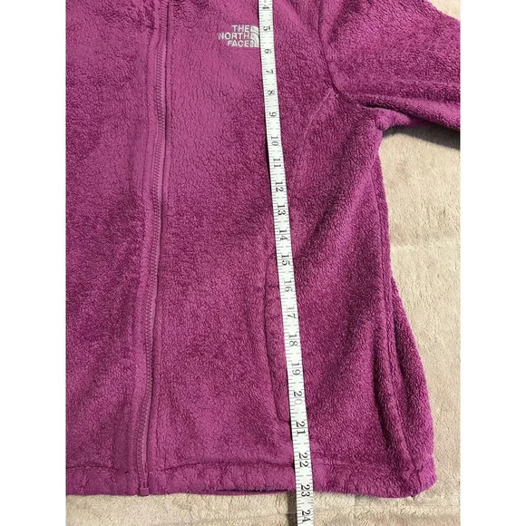 The North Face Full Zip Fleece Jacket Size Small Fushia Outdoors Hiking Warm - Picture 5 of 5